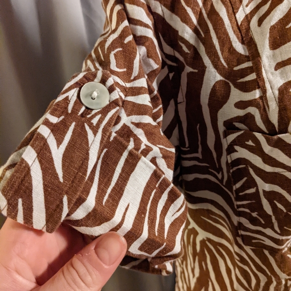 Vintage Jones New York Animal Print Dress - Picture 7 of 9